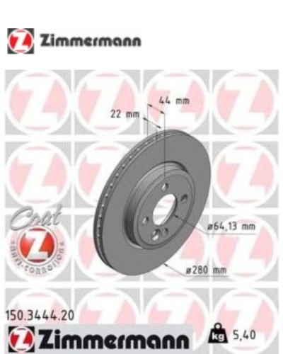 طقم طنابير امامي MINI R56 - زيمرمان