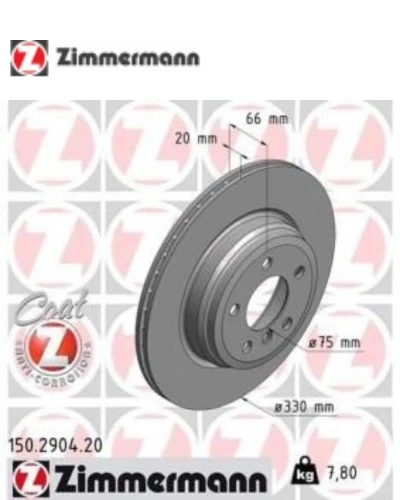 طقم طنابير خلفى F30 - 335/340 - زيمرمان