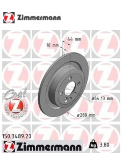 طقم طنابير خلفى R56 JCW - زيمرمان